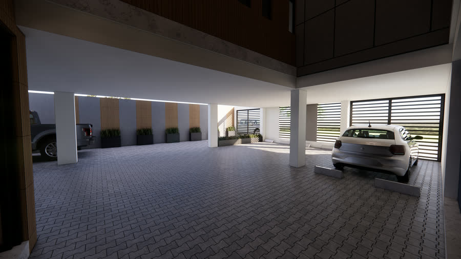 Estacionamientos en planta baja