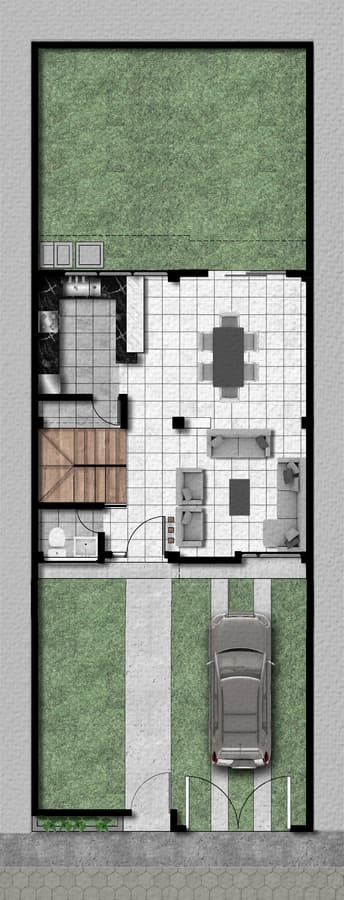 Planta baja · 65 m²